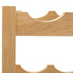 vidaXL Casier à bouteilles 12 bouteilles 47x21x36 cm Bois de chêne