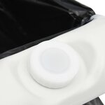 vidaXL Toilette de camping avec sacs 200 kg