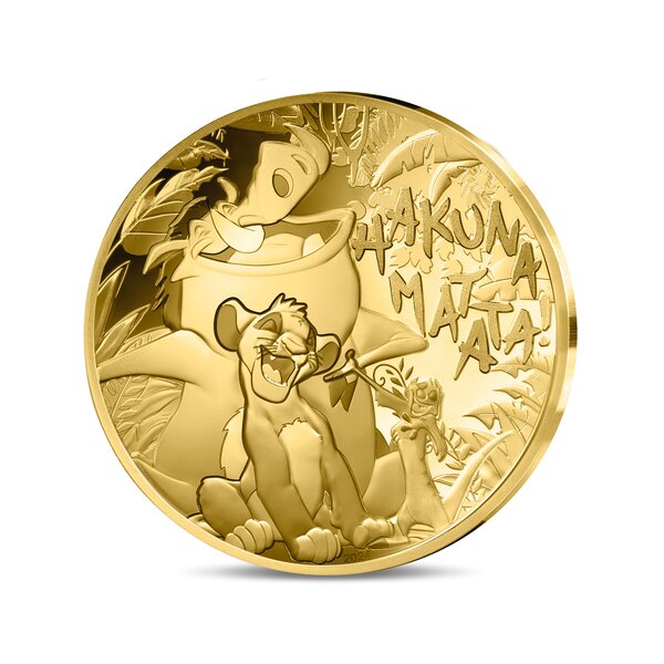 Disney Le Roi Lion - 30ème anniversaire Monnaie 50€ Or 1/4 Oz
