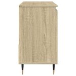 vidaXL Armoire lavabo de salle de bain chêne sonoma bois d'ingénierie
