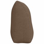 vidaXL Coussin de Dos Marron 100 x 24 x 50 cm tissu