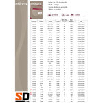 Boite de 100 feuilles a4 4400 etiquettes cop/las/jet coins droits 48 5 x 25 4 mm blanc etibox