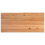 vidaXL Table à manger et bord naturel bois massif chêne rectangulaire