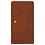 vidaXL boîte aux lettres Rouillé 30 x 20 x 55 cm Acier patiné