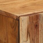vidaXL Highboard Marron 60 x 33 x 100 cm Bois d'acacia massif