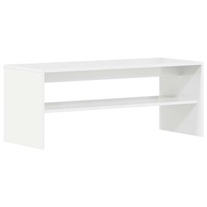 vidaXL Meuble TV Blanc brillant 100 x 40 x 40 cm Aggloméré