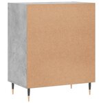 vidaXL Buffet gris béton 57x35x70 cm bois d'ingénierie