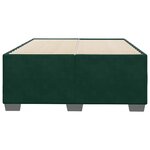 vidaXL Cadre de lit sans matelas vert foncé 120x190 cm velours