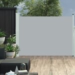 vidaXL Auvent latéral rétractable de patio 120x500 cm Gris