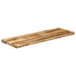 vidaXL Dessus de table bord vivant 110x40x2 5 cm bois de manguier brut