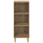 vidaXL Buffet chêne artisanal 32.5 x 34.5 x 90 cm Bois d'ingénierie