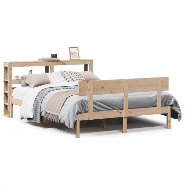 vidaXL Cadre de lit sans matelas 150x200 cm bois de pin massif