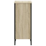 vidaXL Bibliothèque chêne sonoma 50x31x74 5 cm bois d'ingénierie