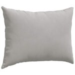 vidaXL Coussins de canapé 2 Pièces Gris clair 70 x 50 cm tissu