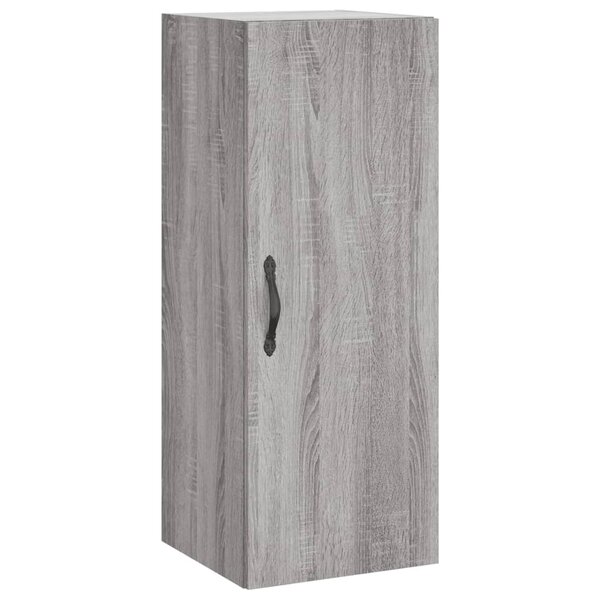 vidaXL Armoire murale sonoma gris 34 5x34x90 cm bois d'ingénierie