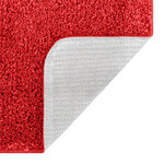 vidaXL Ensemble de tapis de bain antidérapants 3 Pièces Rouge PP