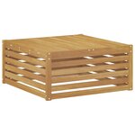 vidaXL Ensemble de canapés d'extérieur 6 pc Blanc et Beige Polyester