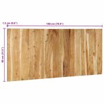 vidaXL Tête de lit 180 cm bois massif d'acacia