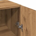 vidaXL Armoire murale chêne artisanal 34 5x34x90 cm bois d'ingénierie