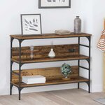 vidaXL Table console Bois ancien 100 x 32 x 75 cm Bois d'ingénierie