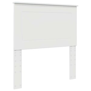 vidaXL Tête de lit Blanc brillant 90 cm Bois d'ingénierie