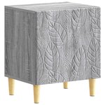 vidaXL Table de chevet 2 pièces Sonoma gris 43 x 34 5 x 50 cm