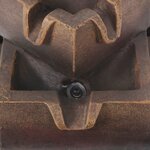 vidaXL Fontaine d'intérieur avec lampe LED Polyrésine