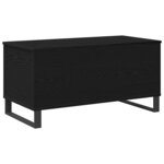 vidaXL Table basse Chêne noir 90 x 44 5 x 45 cm Bois d'ingénierie