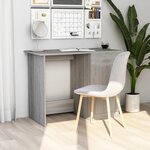 vidaXL Bureau Sonoma gris 100x50x76 cm Bois d'ingénierie