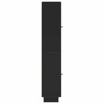 vidaXL Ensemble de Meubles 2 Pièces Noir 34 5 x 33 x 90 cm