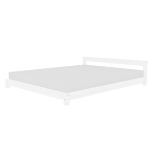 Lit double scandinave COMFY 180 x 200 blanc