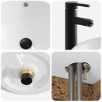 vidaXL Meuble de lavabo mural Bois ancien 49 x 44 5 x 66 5 cm