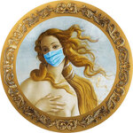 Pièce de monnaie en Argent 5000 Francs g 31.1 (1 oz) Millésime 2023 Lockdown Art BIRTH OF VENUS