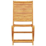 vidaXL Ensemble bistro pliant 3 Pièces Marron Bois d'acacia massif
