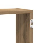 vidaXL Étagère cube murale 5 compartiments chêne artisanal