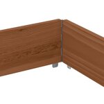 vidaXL Jardinière marron 150x100 cm bois massif de pin