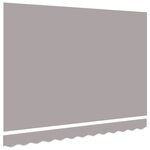vidaXL Tissu de remplacement pour store gris clair pour cadre de 3 5x2 m