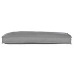 vidaXL Coussin pour banc de palette Gris 100 x 40 x 8 cm Tissu Oxford