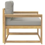 vidaXL Sofa de milieu extérieur Polyester Blanc