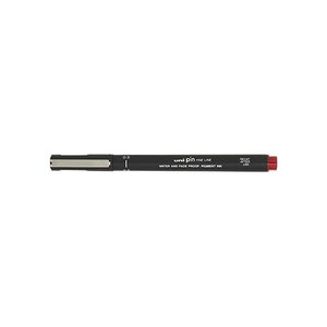 Feutre technique pin 05200 b  rouge uni-ball