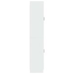 vidaXL Ensemble de Meubles 2 Pièces Blanc brillant Bois d'ingénierie