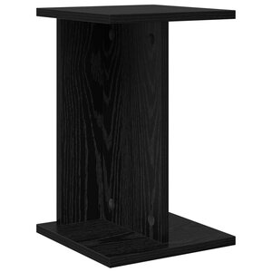 vidaXL Support de Plante Chêne noir 25 x 25 5 x 40 5 cm