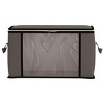 vidaXL Boîte de rangement avec fenêtre latérale transparente 2 Pièces
