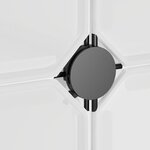 vidaXL Cubes de rangement 9 Pièces avec portes Transparent PP