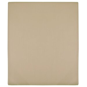 vidaXL Drap-housse Jersey Taupe 160x200 cm Coton