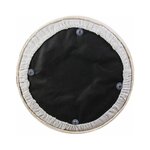 Pouf jonc de mer blue lagoon