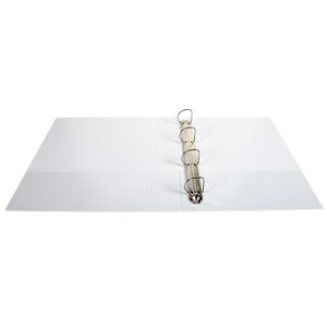 10 Classeurs personnalisable rigide 2 poches KreaCover® 4 anneaux en D 40mm A4 maxi  blanc EXACOMPTA