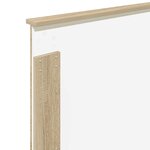 vidaXL Tête de lit Chêne Sonoma 90 cm Bois d'ingénierie