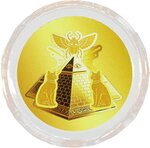 Pièce de monnaie en Or 50 Cents g 0.031 (1/1000 oz) Millésime 2025 PYRAMID OF GIZA 1/1000