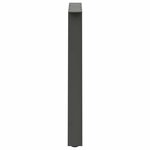 vidaXL Pieds de table à manger en forme de A 2 pièces Anthracite 80 x (72-73) cm Acier